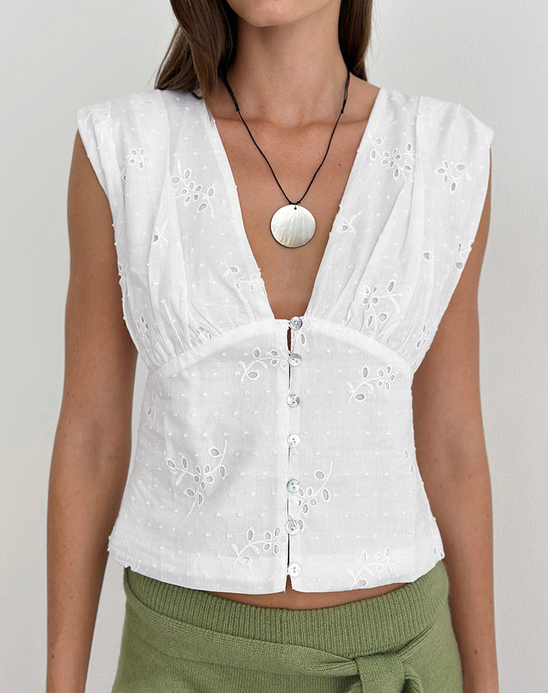 YOSHINO-TOP-BRODERIE-WHITE-JARONA-SHORT-FLAT-KNIT-OLIVE_8290-copy